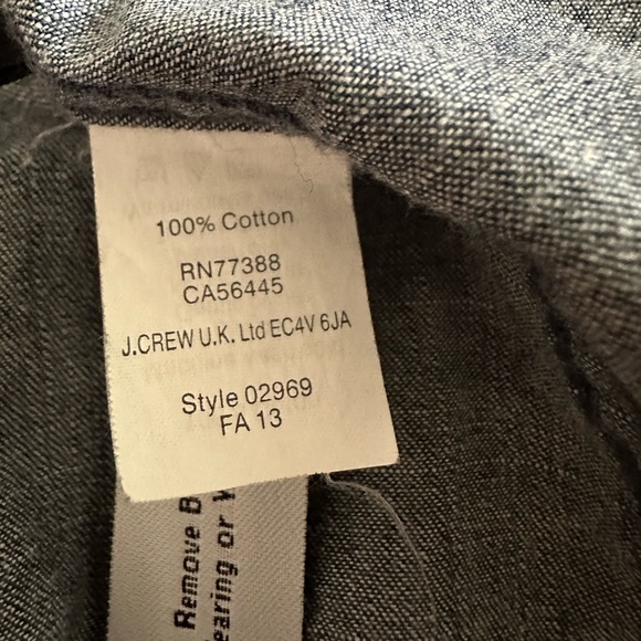 J. Crew Denim Shirt Dress - Picture 7 of 9